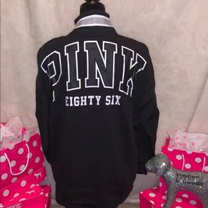 🆕 NEW VS PINK HALF ZIP PULLOVER